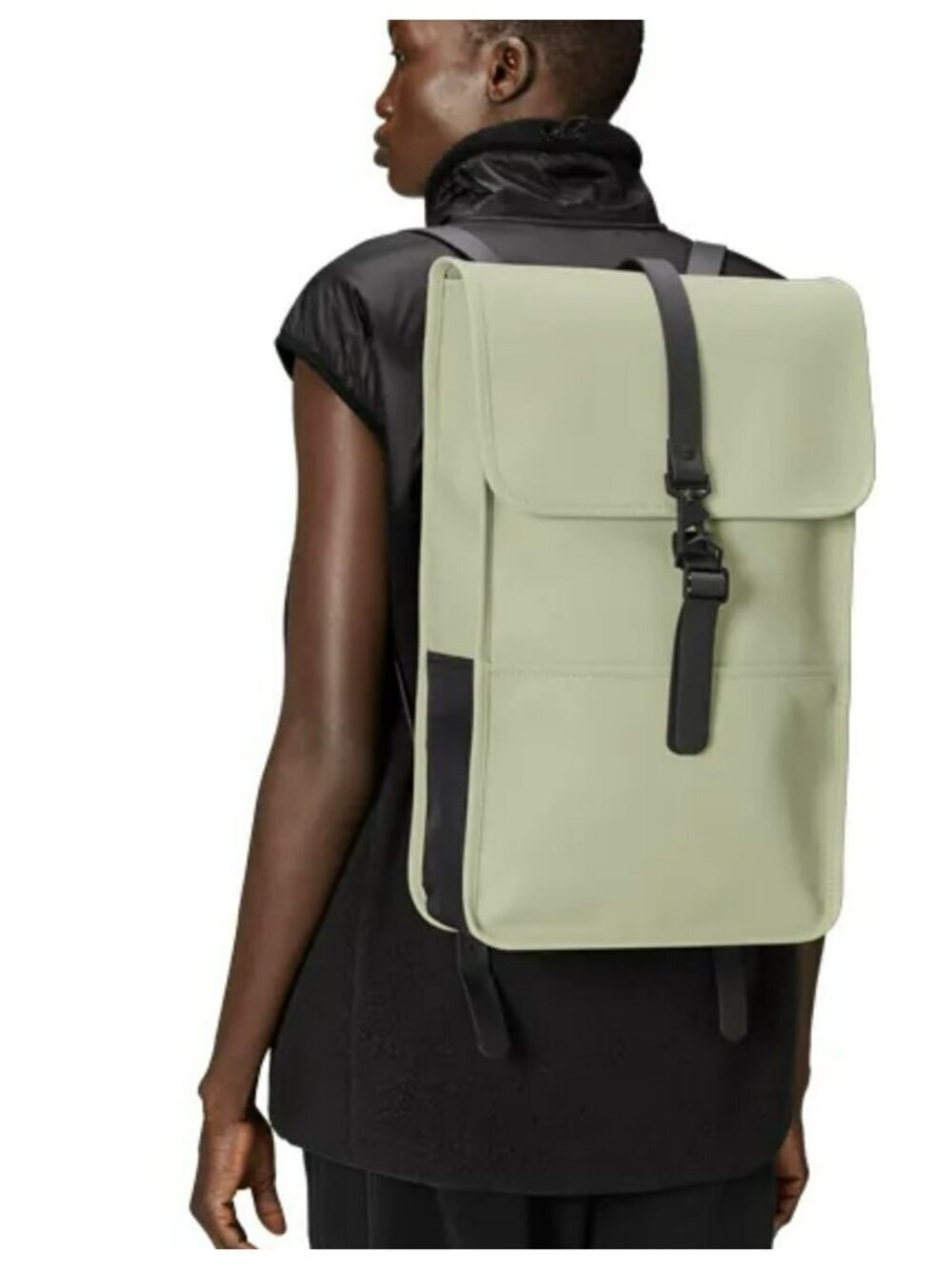 Rains Waterproof Backpack Earth Tone Adjustable Straps New